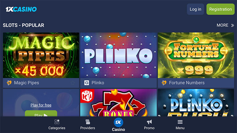 1xCasino Juegos Bolivia