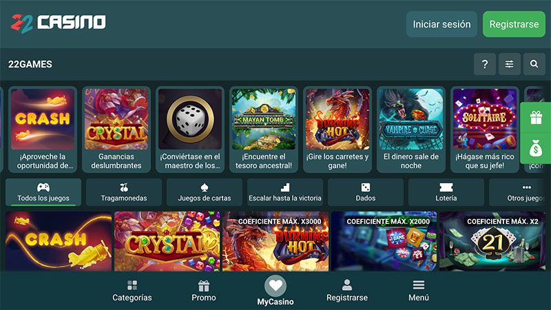 22Casino Bolivia